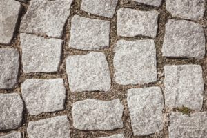 full frame image of path from paving stone background